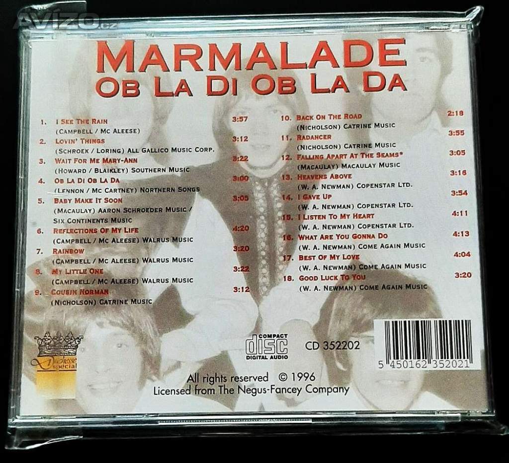 CD Marmalade - Ob La Di Ob La Da / Best Of