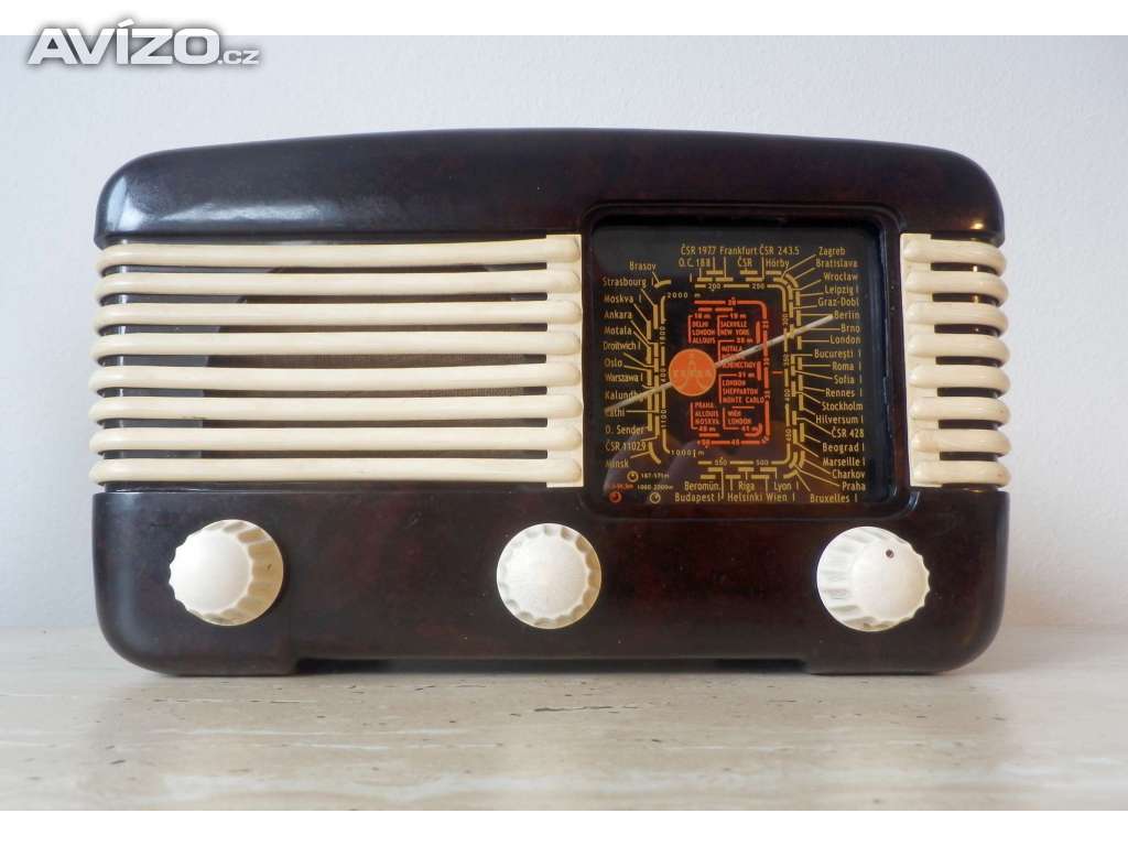 Staré rádio Tesla Talisman 306U po celkové repasi